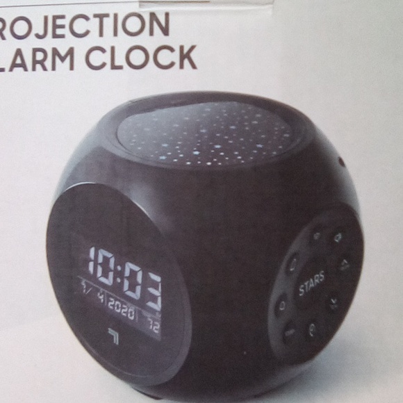 NWT Sharper Image Projection Alarm Clock Star Projection, Nature Sounds Digital - Picture 5 of 5